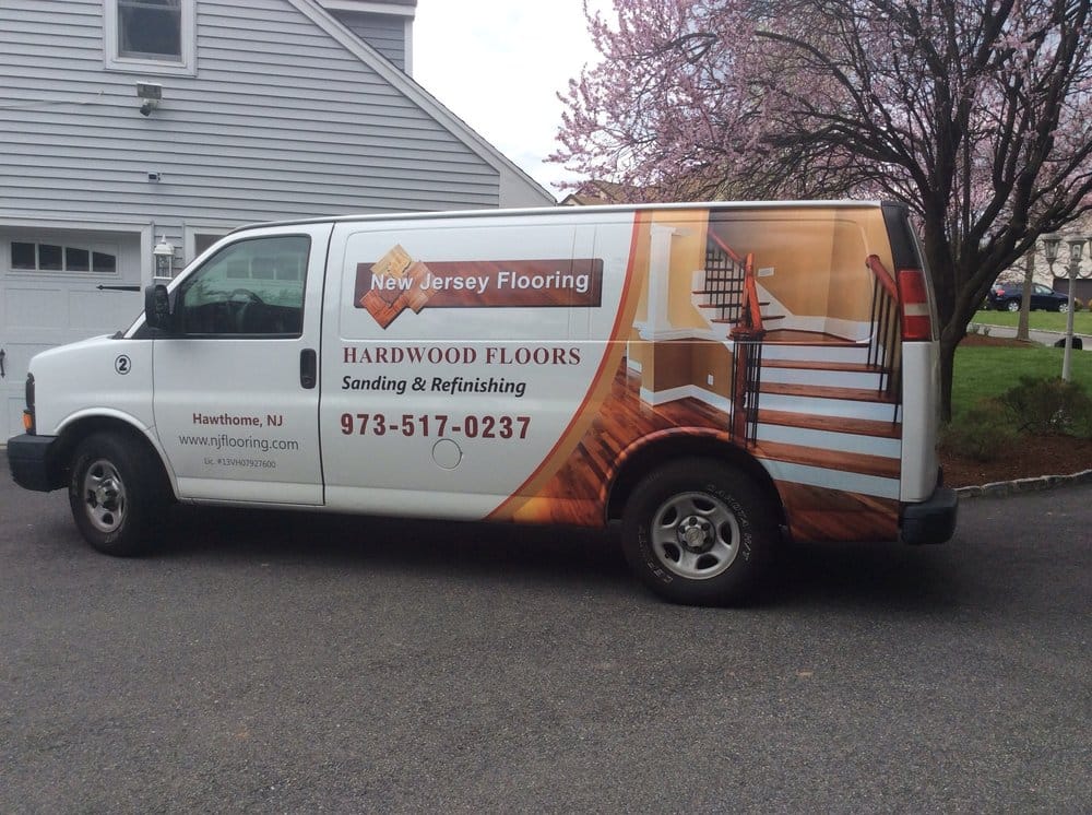 New Jersey Flooring company service van